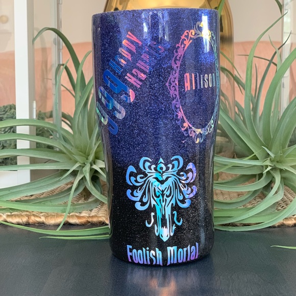 24 ounce custom created glitter  tumbler - Picture 5 of 6
